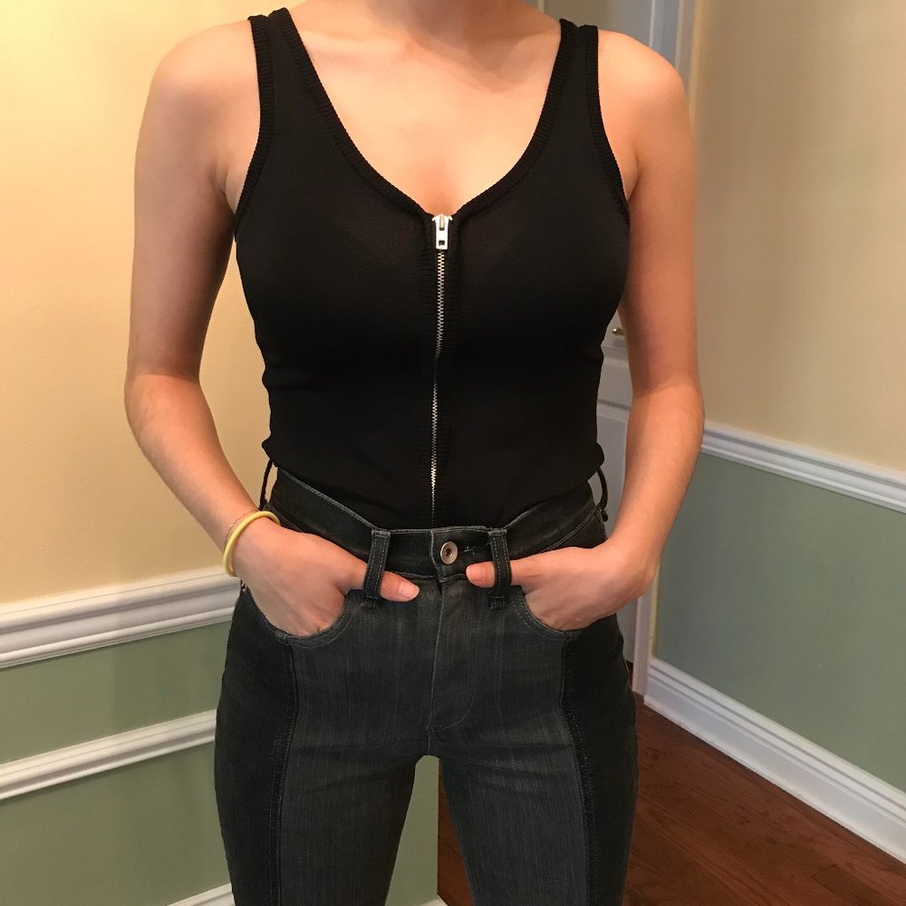 Rag & Bone Zipper Tank